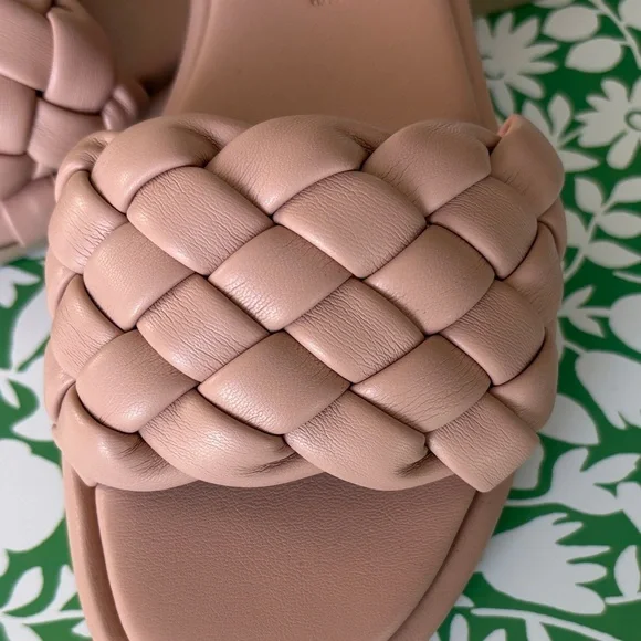 Seychelles Bellissima Blush Braided Slide Sandals NWOB Sz 9 - Picture 2 of 6